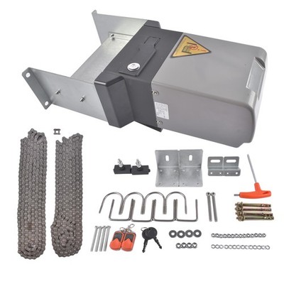 1800LBS Automatic Sliding Gate Opener Operator Kit Electric + 2 Remotes