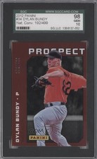2012 Panini National Convention Prospect 192/499 Dylan Bundy #34 SGC 10 GEM m5x