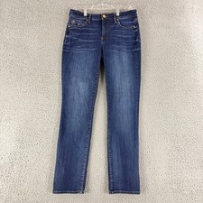 Kut From The Kloth Catherine Boyfriend Jeans Womens 6 Dark Wash Denim