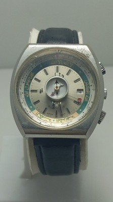 Vintage Dalil دلیل Rare Islamic Prayer/Qibla themed Watch with a tonneau- style