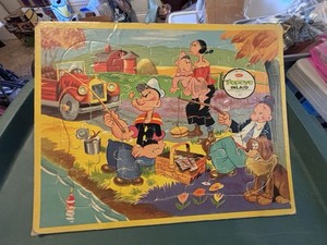 popeye inlaid 33 puzzle jaymar used 
