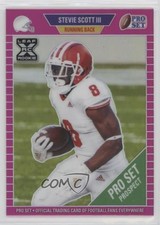 2021 Leaf Pro Set Metal Pink Rainbow 14/35 Stevie Scott III #84 11pj