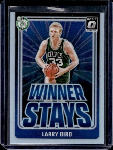 2024-25 Panini Donruss Optic Larry Bird Winner Stays Holo #19 Celtics