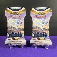 LOT OF 2 ~ Nintendo Pokemon TCG Silver Tempest Booster Packs Factory Sealed 🔥
