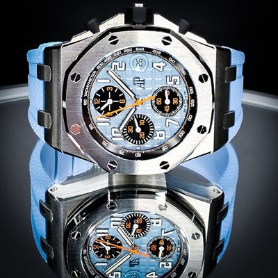 Audemars Piguet Royal Oak Offshore Blue Men's Watch - 26238ST.OO.A340CA.01