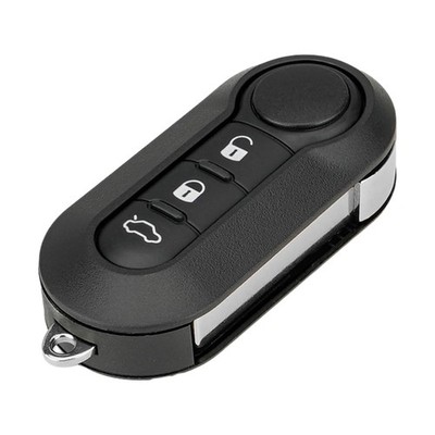 Key Fob Cover Shell Case Replacement 3 Buttons Remote Control Black 