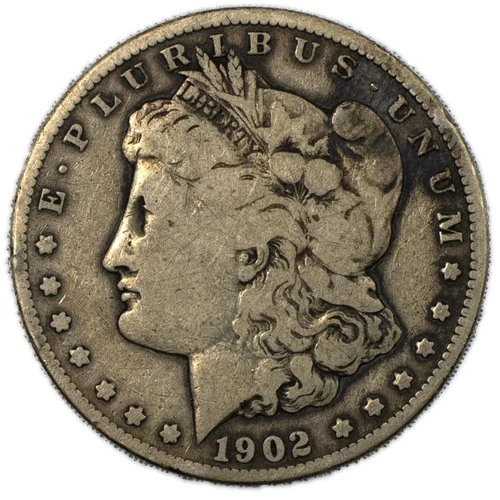 1902-S Morgan Silver Dollar VG/F Very Good $1 Coin San Francisco Mint