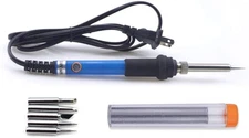 Electric Soldering Iron Kit 60W Adjustable Temperature Welding Soldering Iron wi