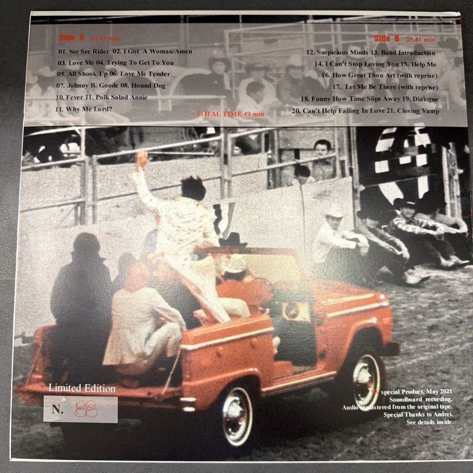 Elvis Presley: Elvis Houston Astrodome Vinyl Neu - Bild 2 von 2