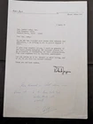 Curtis LeMay (d. 1990) Signed Note - Air Force General, WWII, Cold War