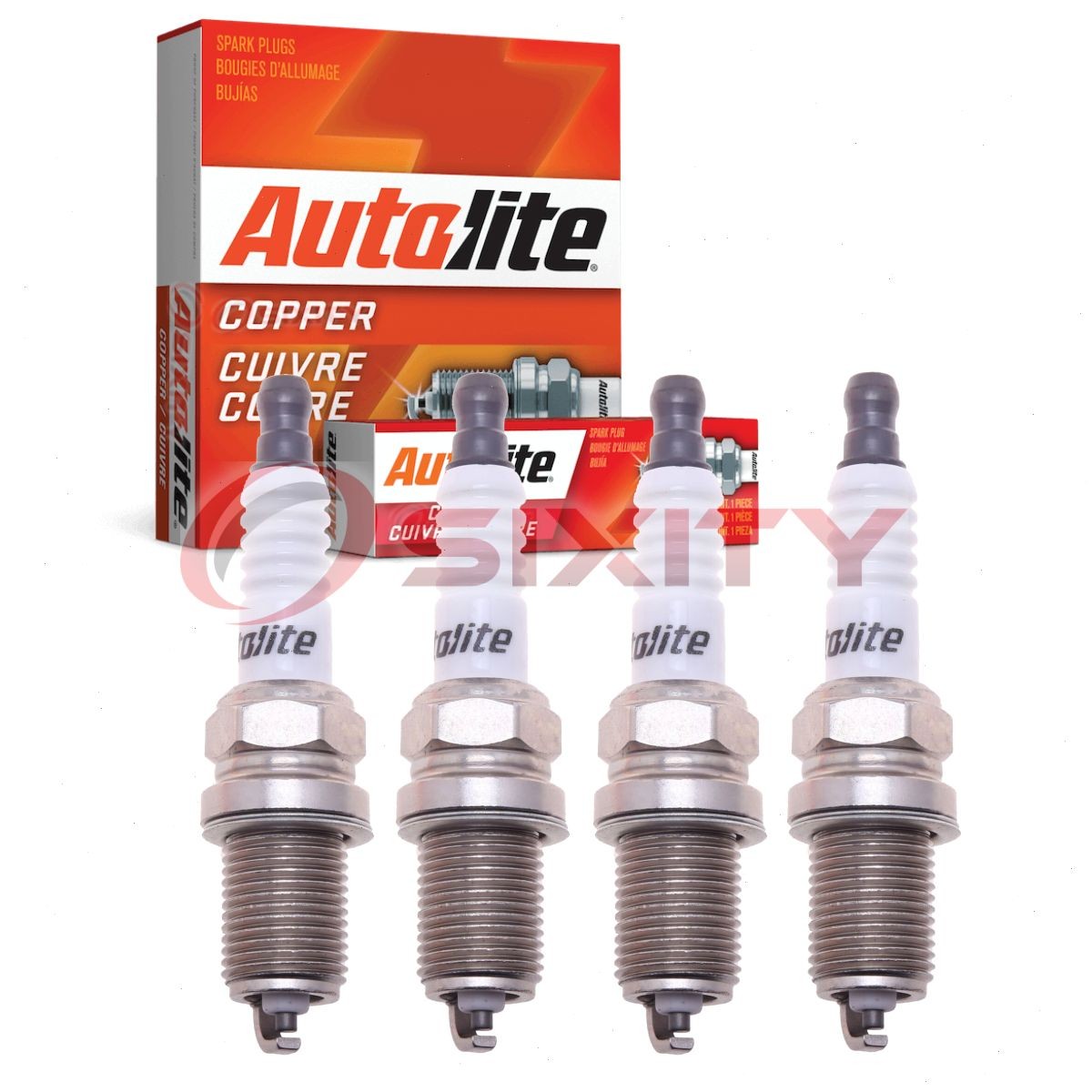 4 pc Autolite Copper Core Spark Plugs for 1990-1996 Volkswagen Passat 2.0L ps
