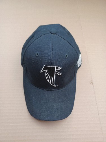 Vintage Sports Specialties Atlanta Falcons Plain Logo Hat Snapback Black White Wool - Bild 9 von 9