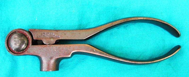 Original Vintage Ideal Hand Loading Tool  .45 Auto A.C.P. Caliber