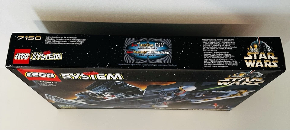 NEW ~ LEGO System STAR WARS 7150 TIE Fighter & Y-Wing Darth Vader 407pcs Retired - Image 4 of 4