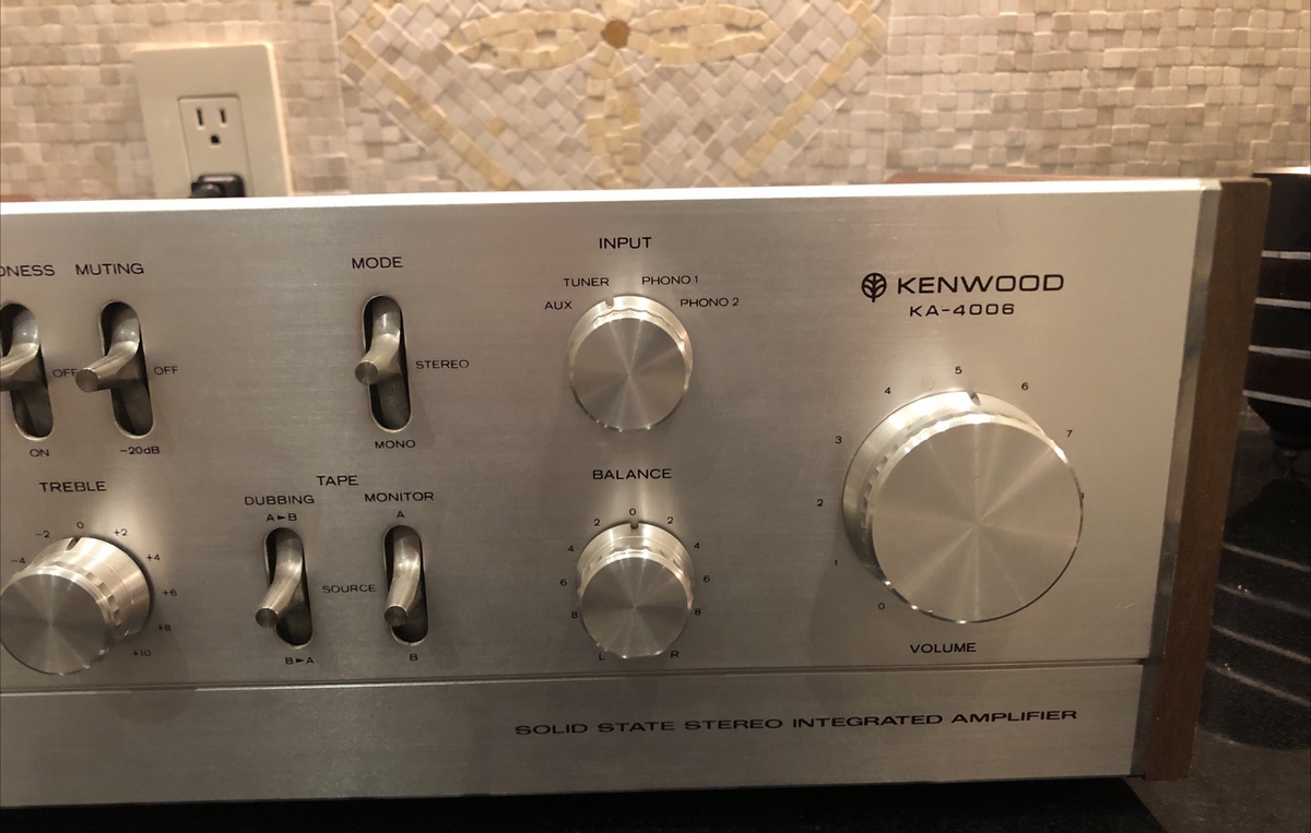 Kenwood Ka-4006 Solid State Stereo Integrated Amplifier for sale