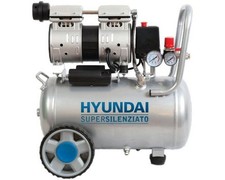 Hyundai Compressore Aria Compressa a Secco 24 Litri 1 Hp 8 bar 160 Lt/Min 65700