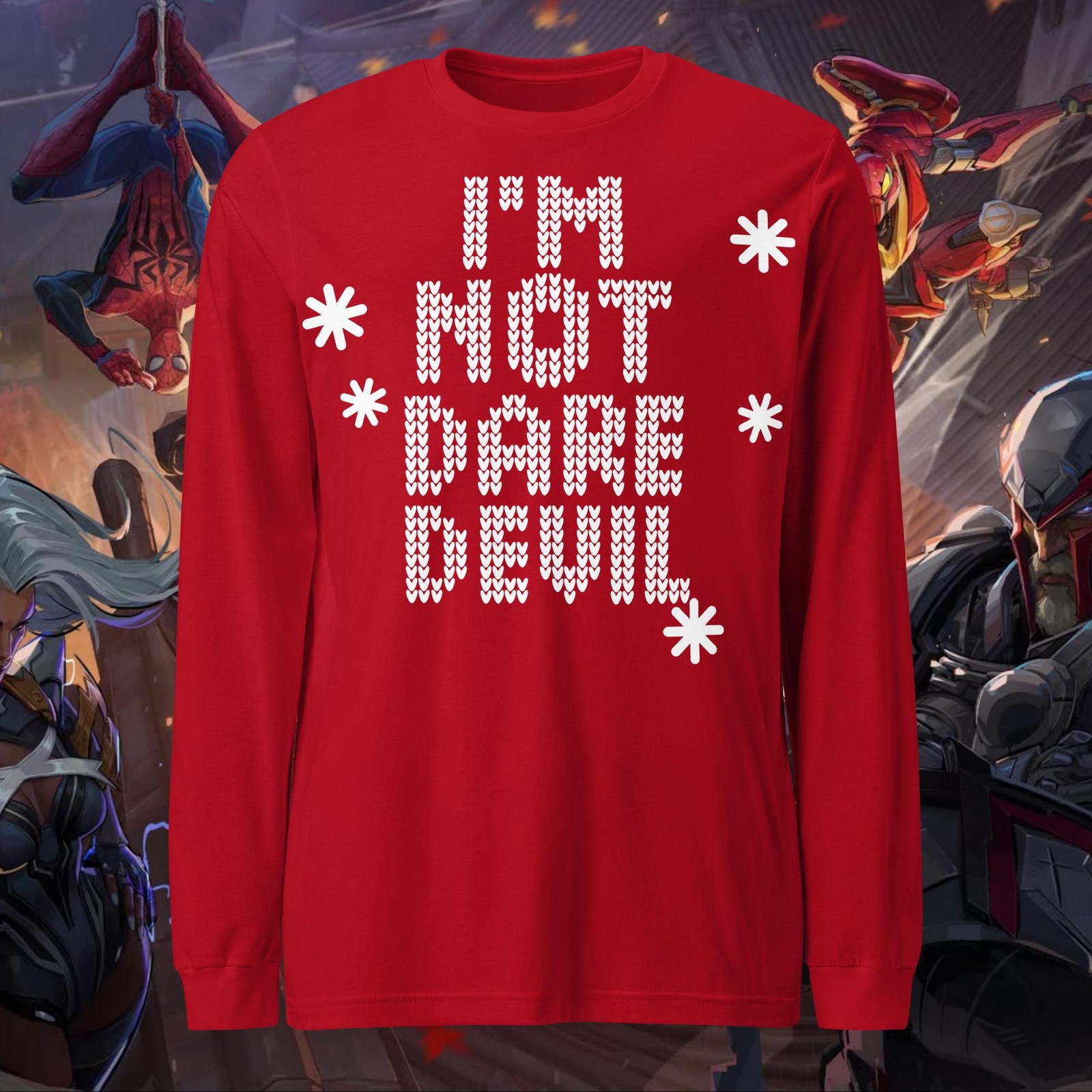 Not Daredevil Rivals Marvel Rivals I'm Not Daredevil Long Sleeve Cosplay Shirt | eBay