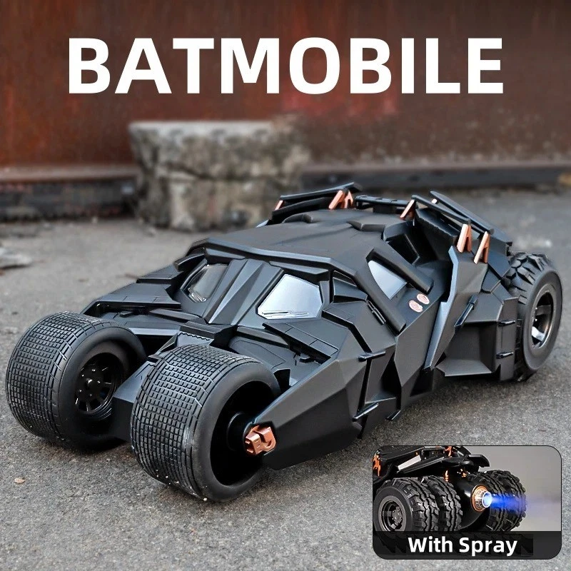 1:18 Batmobile Tumbler Diecast Model Alloy Car - Sound & Light Gift Vehicle Toy - Image 4 of 4