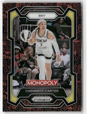 2024 Panini Prizm Monopoly WNBA - Chennedy Carter #52 Classic Icons Red Prizm