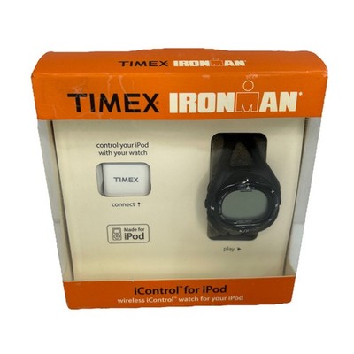 Timex IRONMAN iControl Watch For Select Apple iPod Models Black New & Sealed!