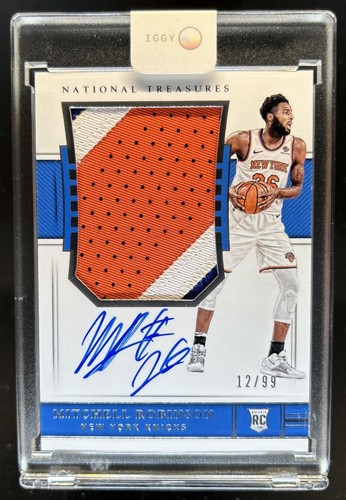 2018-19 Panini National Treasures Mitchell Robinson RC Patch Auto #/99 Knicks