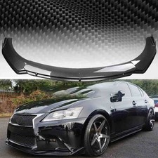 For Lexus Gs F Gs350 Carbon Fiber Style Front Bumper Lip Spoiler Splitter Kit For Lexus Gs F Gs350 Carbon Fiber Style Front Bumper Lip Spoiler Splitter Kit