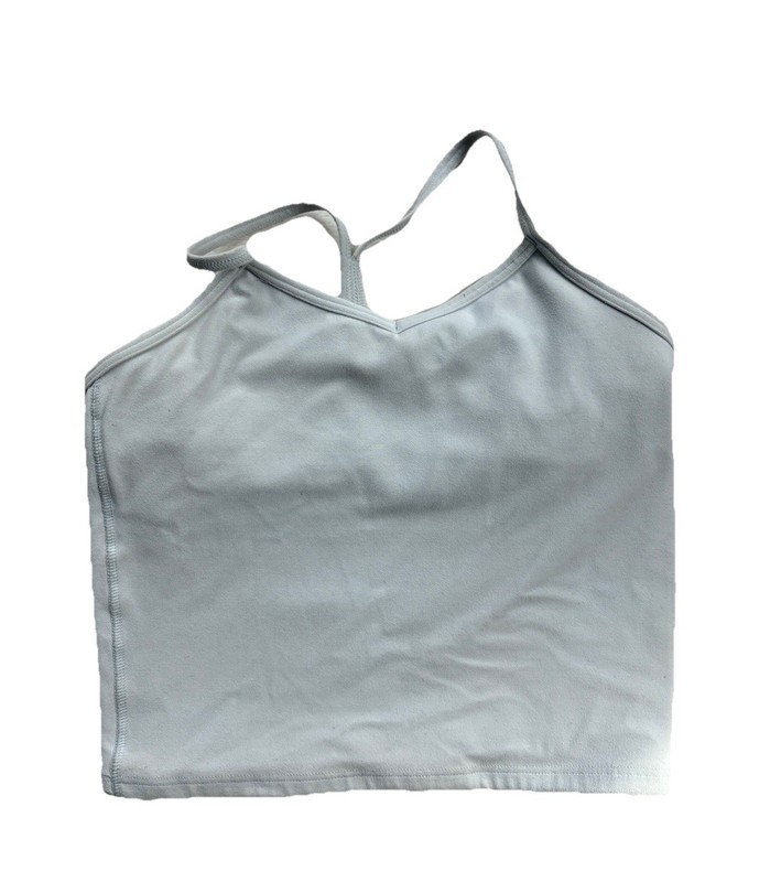 Light Blue Athleta Girl Tank Top With Built In Bra Size XS 