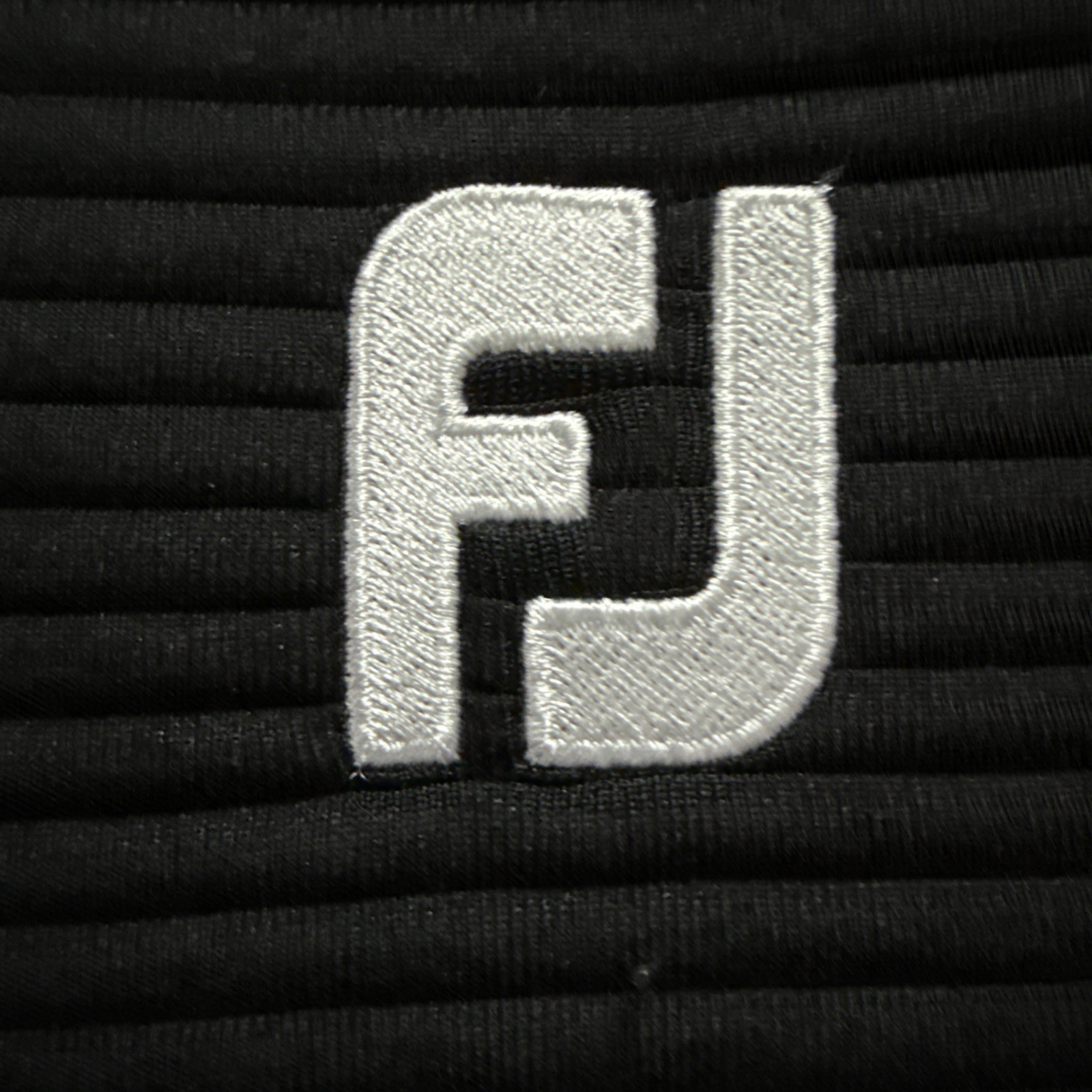 Footjoy Mens Pullover Quarter Zip Polyester Shirt Large Black 