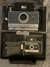 Vintage Polaroid Automatic 100 Land Camera with Case and Accessories