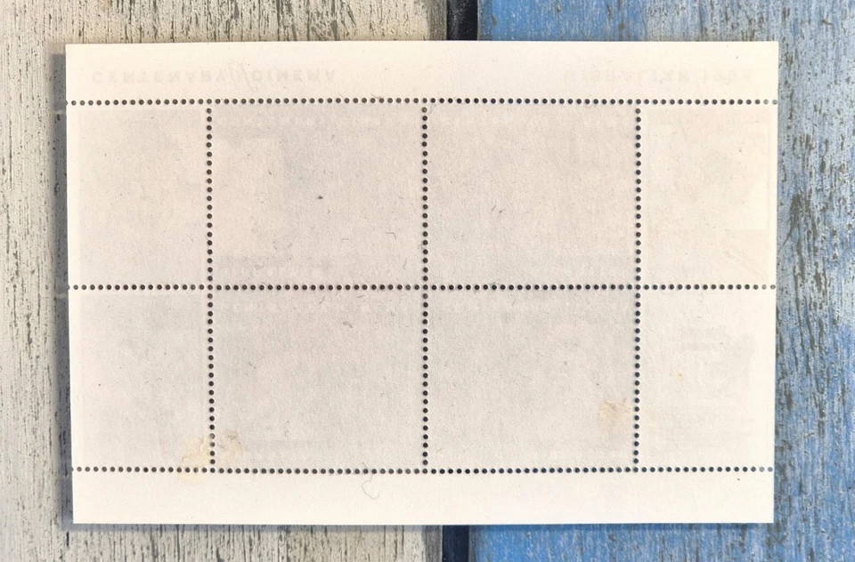 Reino Unido - GIBRALTA 1995 - Estrellas de Hollywood - Bloque de recuerdo de 4 hojas de estampillas como nuevas Foto 3 de 3