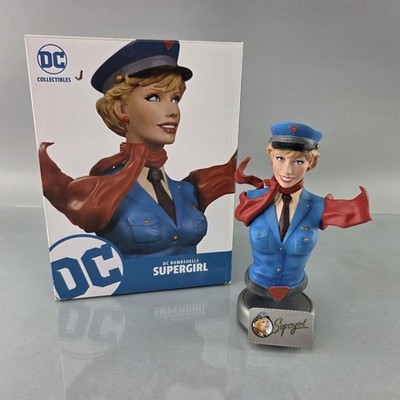 DC Bombshells Supergirl Bust 7'' Statue DC Collectibles 1367/2500 LIMITED NEW