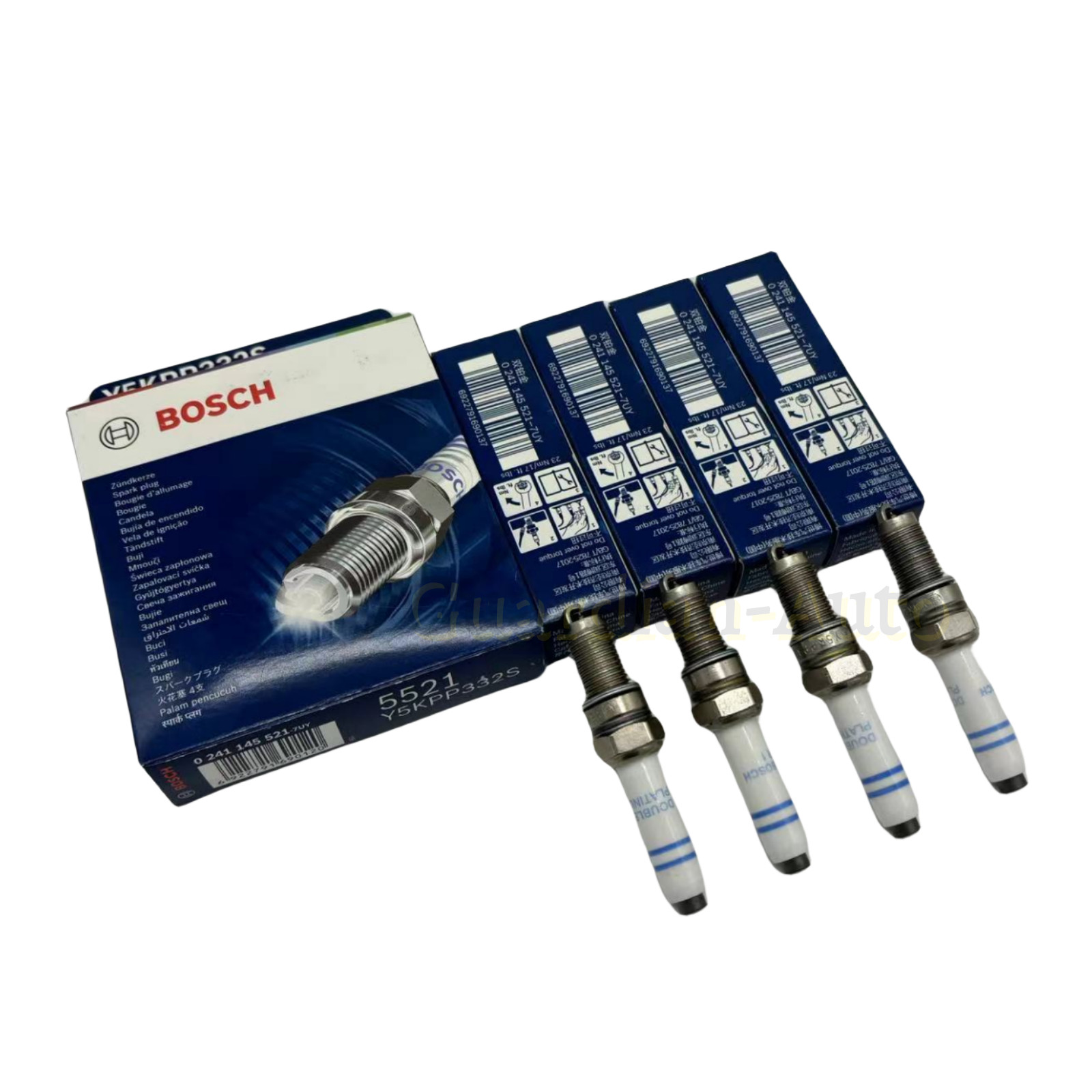 4PCS SPARK PLUGS FOR AUDI VW GOLF JETTA PASSAT 1.4T 1.2T 04E905612C 0241145515