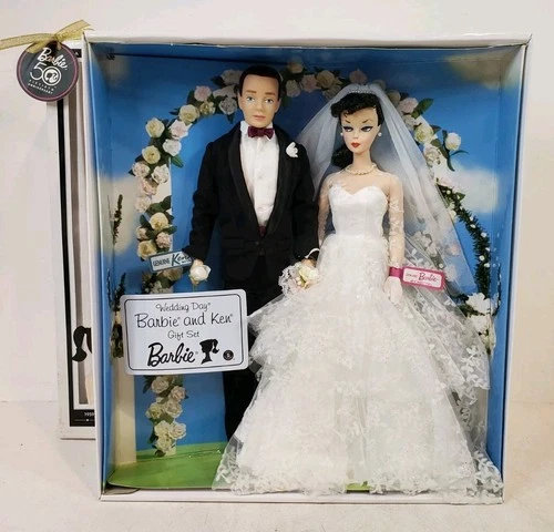 1959 VINTAGE REPRO MY FAVORITE COUPLE BARBIE DOLL SET 2009 MATTEL P6750 NRFB