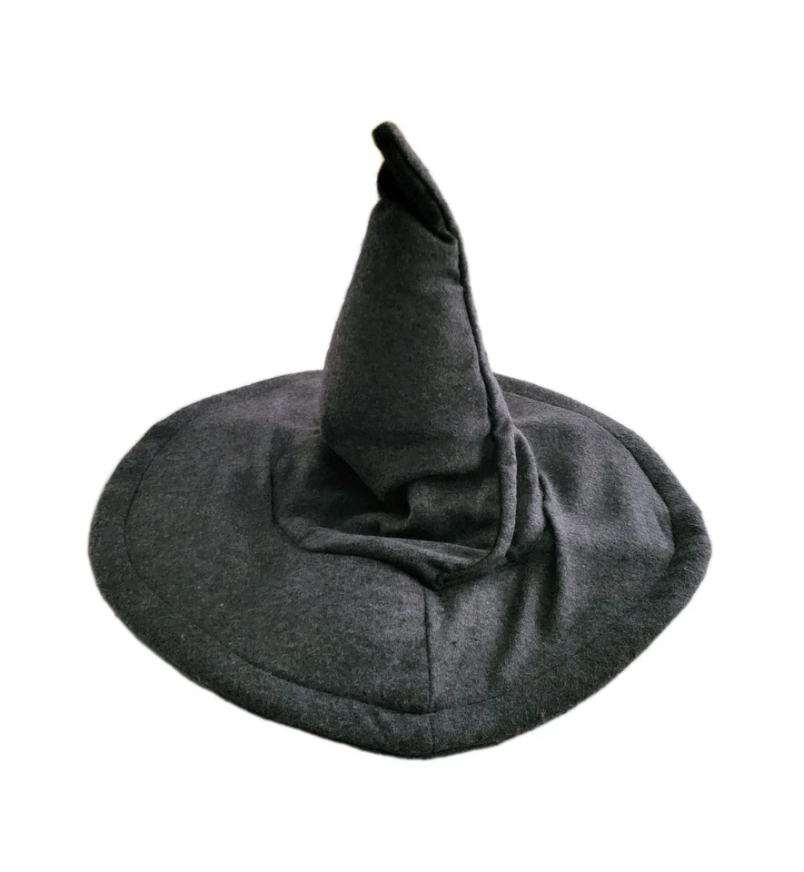 Sombrero de fieltro de mago gris bruja hechicera adulto joven disfraz de Halloween Harry Potter  Foto 2 de 4