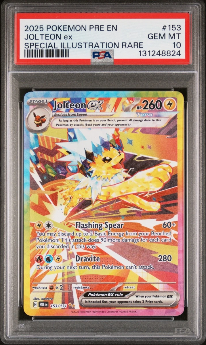 Jolteon Pokémon TCG Professional Sports Authenticator (PSA) Grade