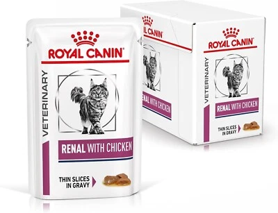 Royal Canin Katzenfutter Renal Nassfutter mit Huhn 24 x 85g Nierendiät