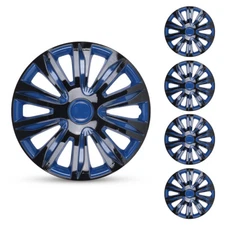 15" Wheel Covers Full Rim Snap On Hubcap for R15 Tire & Steel Universal 4-pack