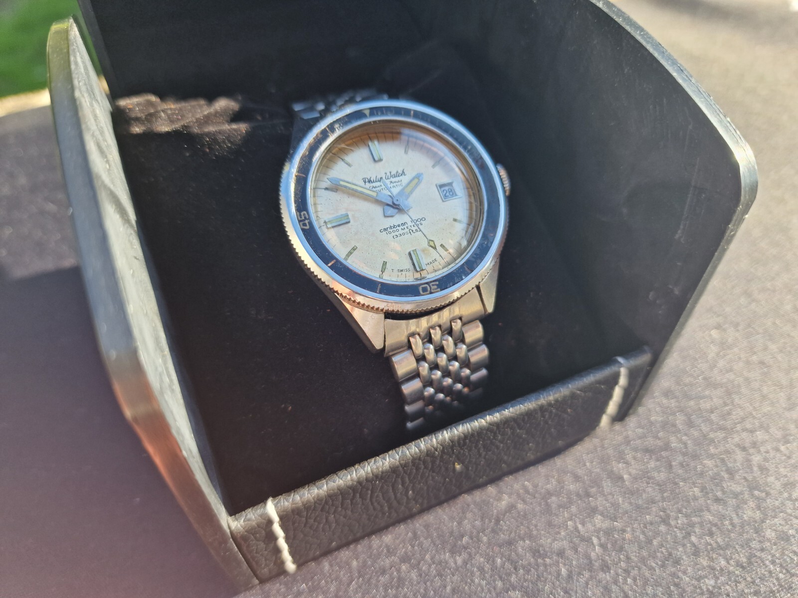 Philip Watch Caribbean 1000 ref. 702 T SWISS MADE *RARE* - Foto 6 di 15