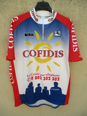 Maillot cycliste COFIDIS 1998 GIORDANA shirt trikot vintage 8