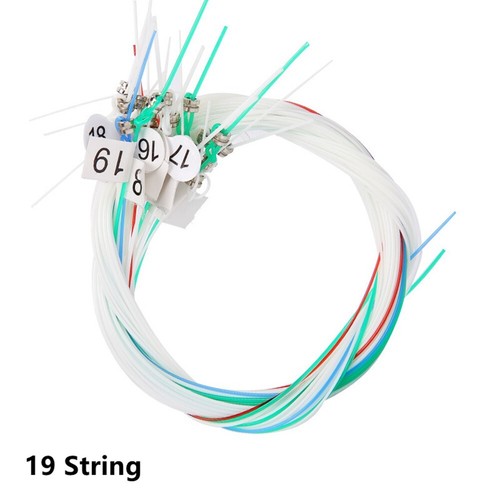 Lyre Harp Nylon String Replacement 15/16/19/21/24 STrings Lyre-Brass Strings-Set - Picture 15 of 15