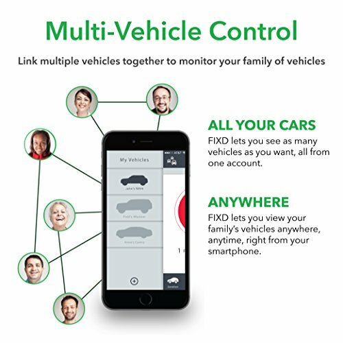 FIXD OBD2 Professional Bluetooth Scan Tool & Code Reader for White and Green - Picture 6 of 10