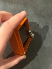 bague hermes argent modèle chaîne d’ancre 