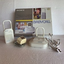 SONY BABY CALL NURSERY MONITOR NTM-1 RECEIVER And TRANSMITTER  In Box. Works