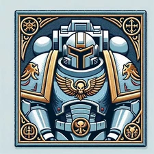 Science Fiction Patch Embroidered Iron-on Applique Grim Darkness Tabletop Logo