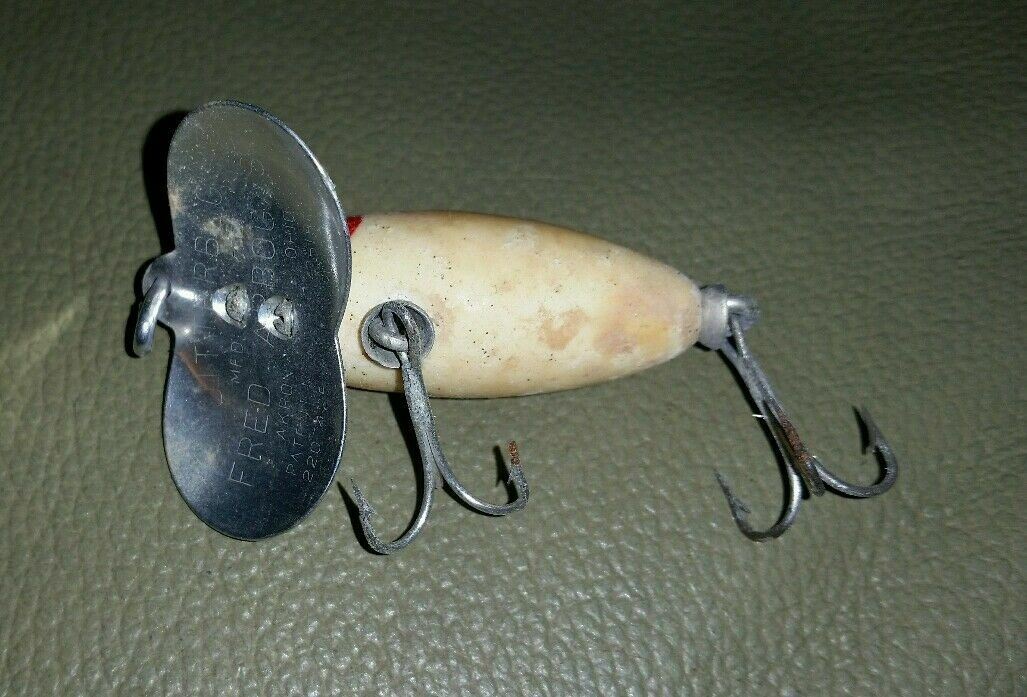 Leurre De Pêche Vintage Fred Arbogast Jitterbug 634 – 1/4 Oz – Pour Bass – Boîte D'origine
