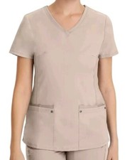 Healing Hands Scrubs Purple Label Yoga Juliet Top Style 2245 Beige