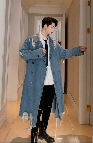 Long Trench Coat Outwear | eBay