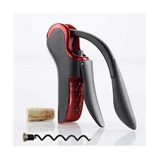 KEISSCO Wine Opener Compact Vertical Corkscrew Wine Bottle Opener with Built-...