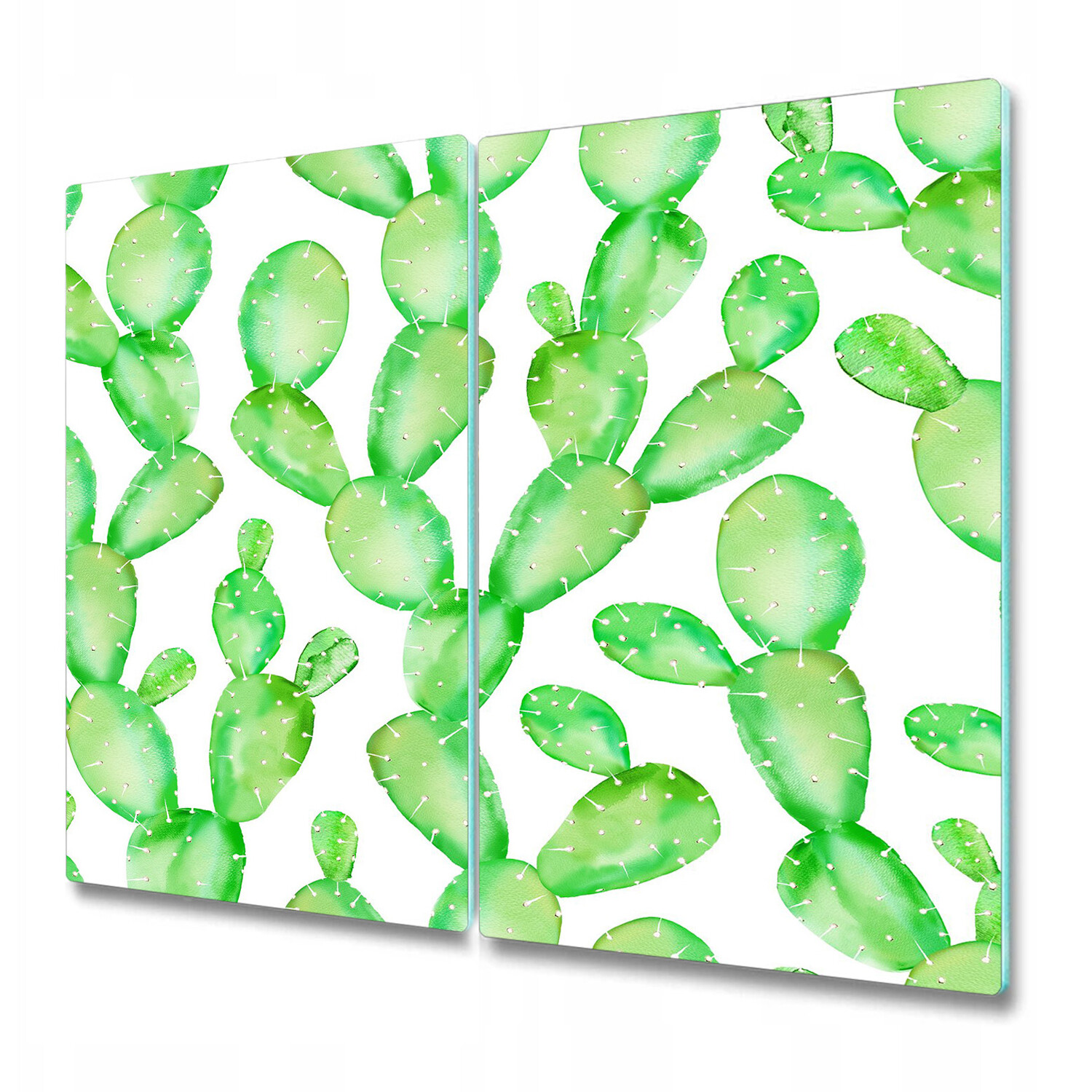 Couvercle Plaque Cuisson Verre Decorwelt Protection Pour Plaque Induction - Verre Trempé 4mm - 2x30x52 Cm - 6 En 1 Plaque Verre Trempe Decorwelt