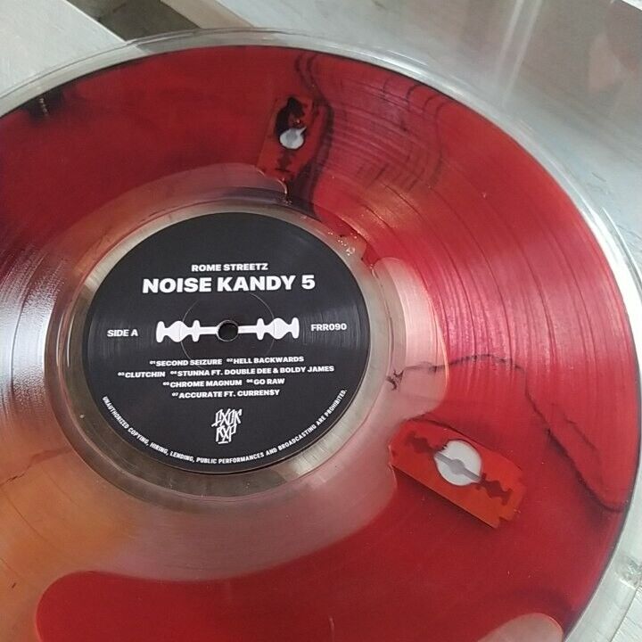 Rome Streetz - Noise Kandy 5 Limited Blood Razor Vinyl (LP Rome Streetz - Noise Kandy 5 Limited Blood Razor Vinyl (LP